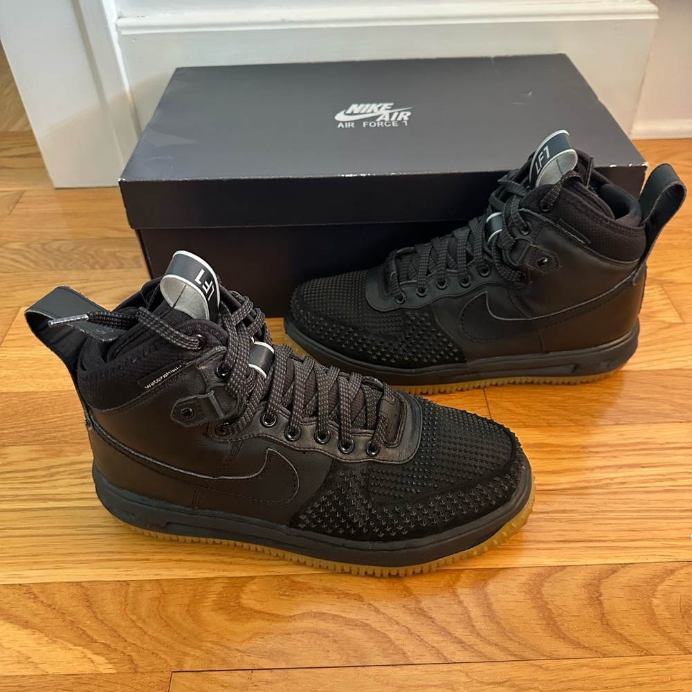 Nike Lunar Force 1 Black Duckboot Sneakers